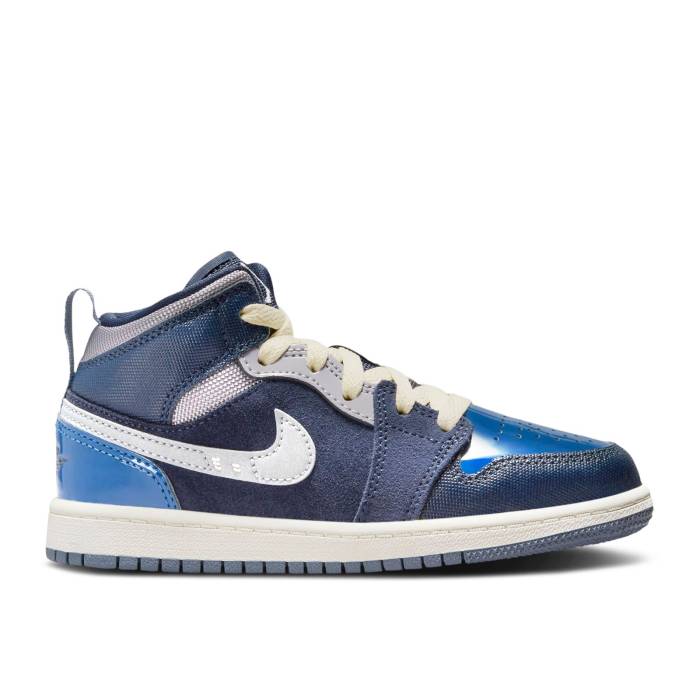 ʥ硼 Air Jordan  Jordan 1 Mid Se Craft Ps 'Inside Out - Obsidian' Youth  ˥ å