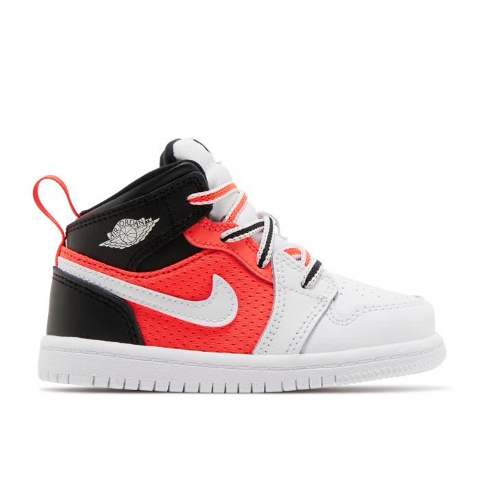 iCL@GAW[_ Air Jordan y Jordan 1 Mid Se Td 'White Infrared' Infant z xr[