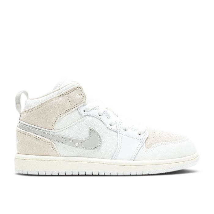 ʥ硼 Air Jordan  Jordan 1 Mid Se Craft Ps 'Inside Out - White Sail' Youth  ˥ å