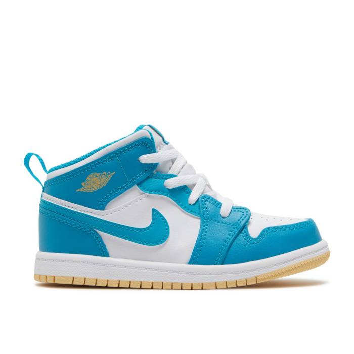 【完売必至】エアジョーダン Air Jordan 【 Jordan 1 Mid Td 'Aquatone' Infant 】 ベビー