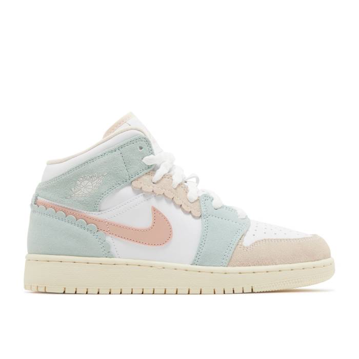 硼 Air Jordan  Jordan 1 Mid Se Gs 'Scalloped Edge' Youth  ˥ å
