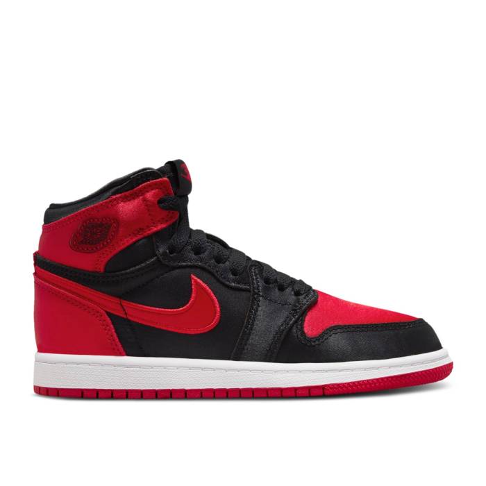 iCL@GAW[_ Air Jordan y Jordan 1 Retro High Og Ps 'Satin Bred' 2023 Youth z WjA LbY