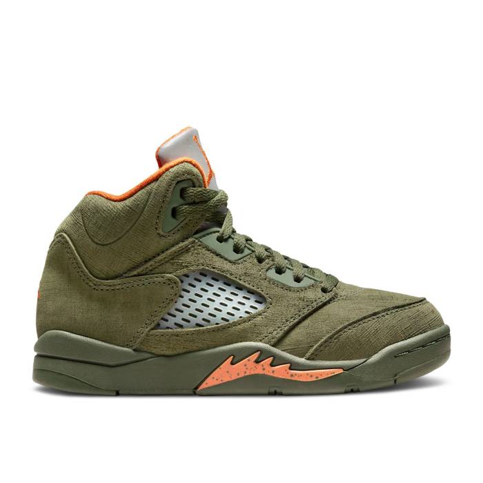 硼 Air Jordan  Jordan 5 Retro Ps 'Olive' 2024 Youth  ˥ å