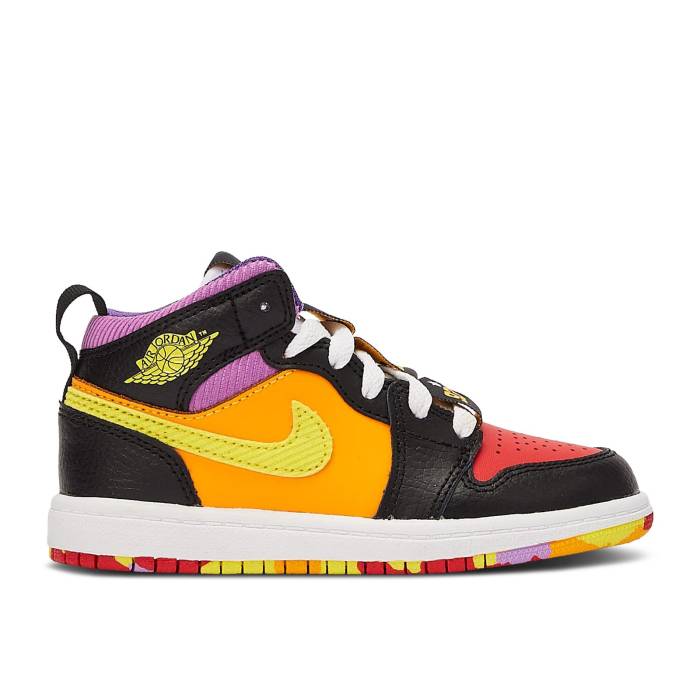 iCL@GAW[_ Air Jordan y Jordan 1 Mid Ss Ps 'Championships' Youth z WjA LbY