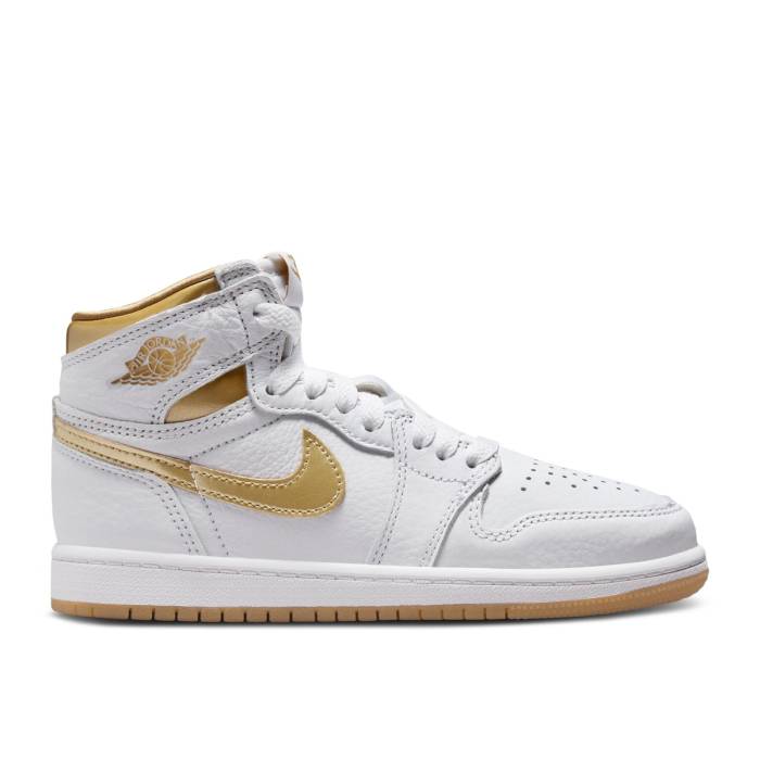 ʥ硼 Air Jordan  Jordan 1 Retro High Og Ps 'Metallic Gold' Youth  ˥ å
