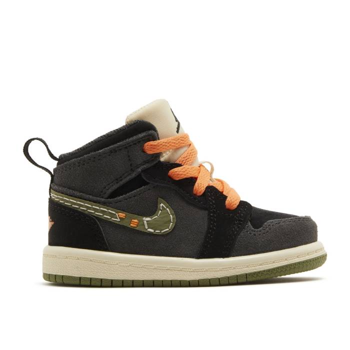 iCL@GAW[_ Air Jordan y Jordan 1 Mid Se Craft Td 'Anthracite Light Olive' Infant z xr[