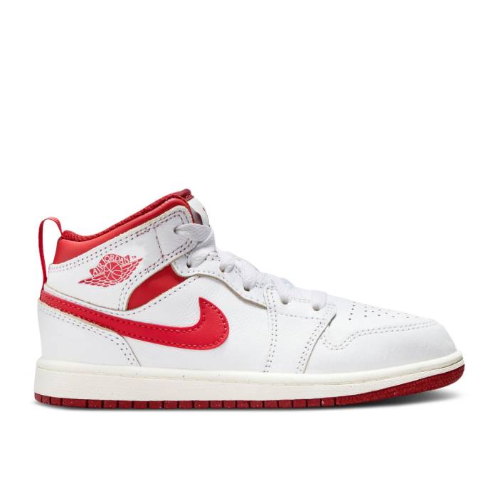 ʥ硼 Air Jordan  Jordan 1 Mid Se Ps 'White Dune Red' Youth  ˥ å