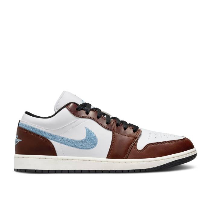iCL@GAW[_ Air Jordan y Jordan 1 Retro Low Se 'Brown Blue Grey' Men z Y