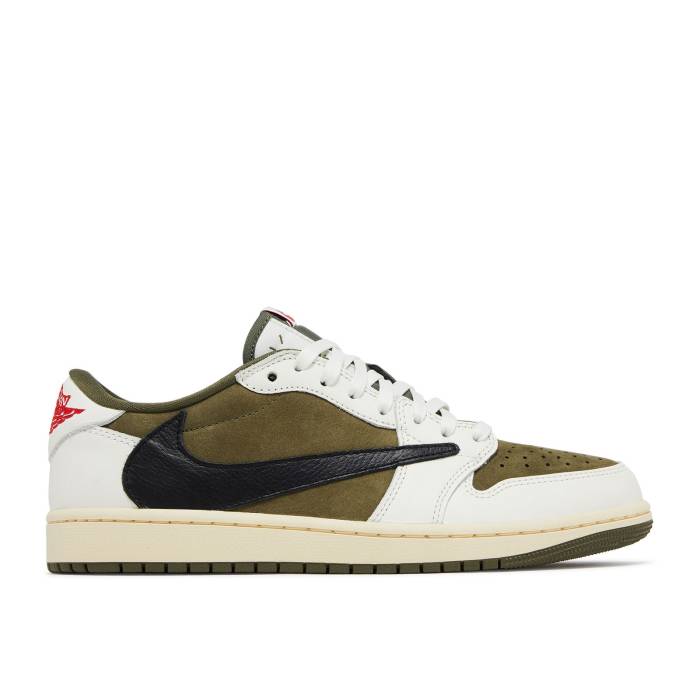iCL@GAW[_ Air Jordan y Travis Scott X Jordan 1 Low Og Sp 'Reverse Olive / Medium Olive' Men z Y