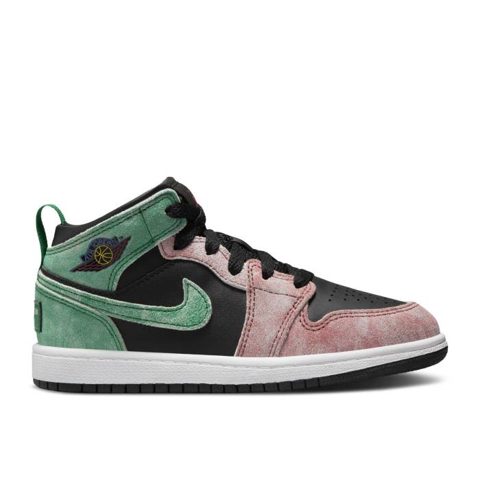 iCL@GAW[_ Air Jordan y Jordan 1 Mid Se Ps 'Mj's Playground' Youth z WjA LbY