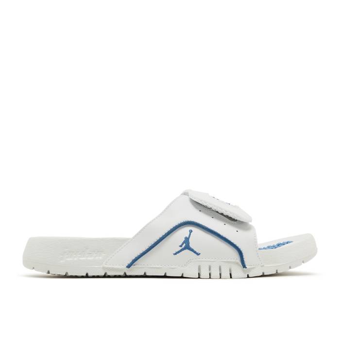 iCL@GAW[_ Air Jordan y Jordan Hydro 4 Retro Slide Gs 'Military Blue' Youth z WjA LbY
