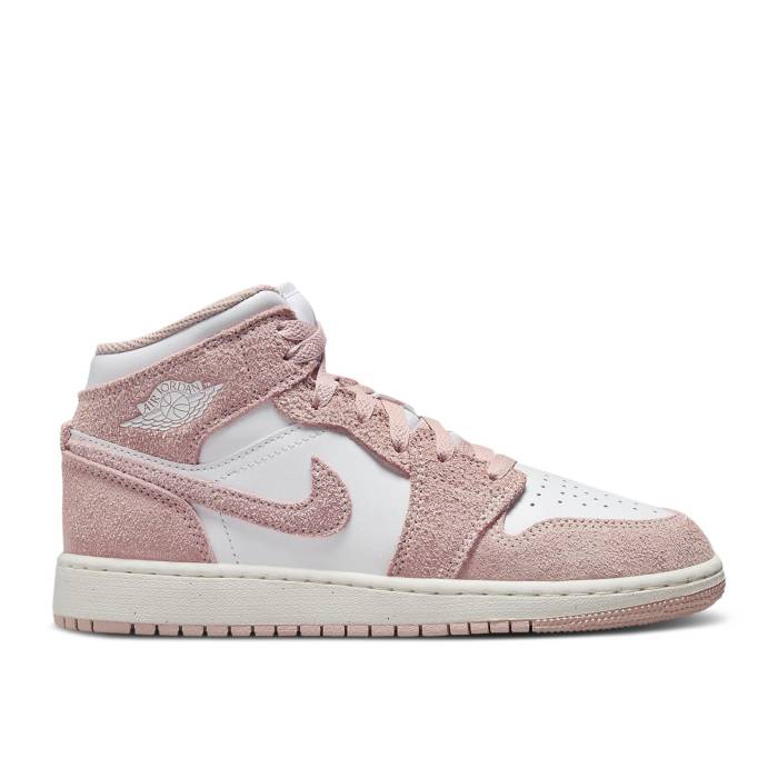 iCL@GAW[_ Air Jordan y Jordan 1 Mid Se Gs 'Legend Pink' Youth z WjA LbY