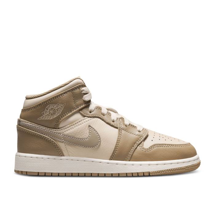 ʥ硼 Air Jordan  Jordan Retro 1 Mid Gs 'Legend Light Brown' Youth  ˥ å