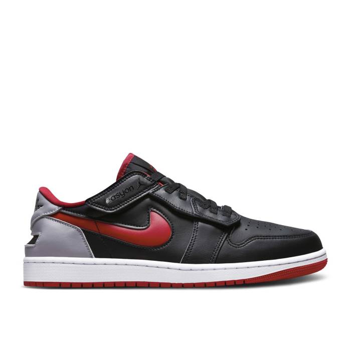 iCL@GAW[_ Air Jordan y 1 Low Flyease 'Black Cement Fire Red' Men z Y