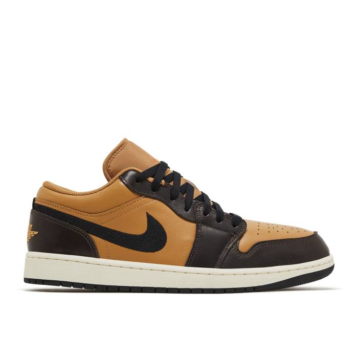 iCL@GAW[_ Air Jordan y Jordan 1 Low Se 'Flax Baroque Brown' Men z Y