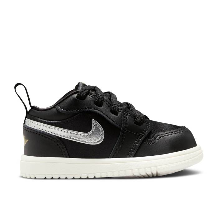 iCL@GAW[_ Air Jordan y Jordan 1 Low Alt Se Td 'Black Metallic Silver' Infant z xr[