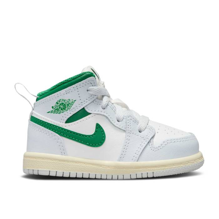 iCL@GAW[_ Air Jordan y Jordan 1 Mid Td 'Summit White Pine Green' Infant z xr[
