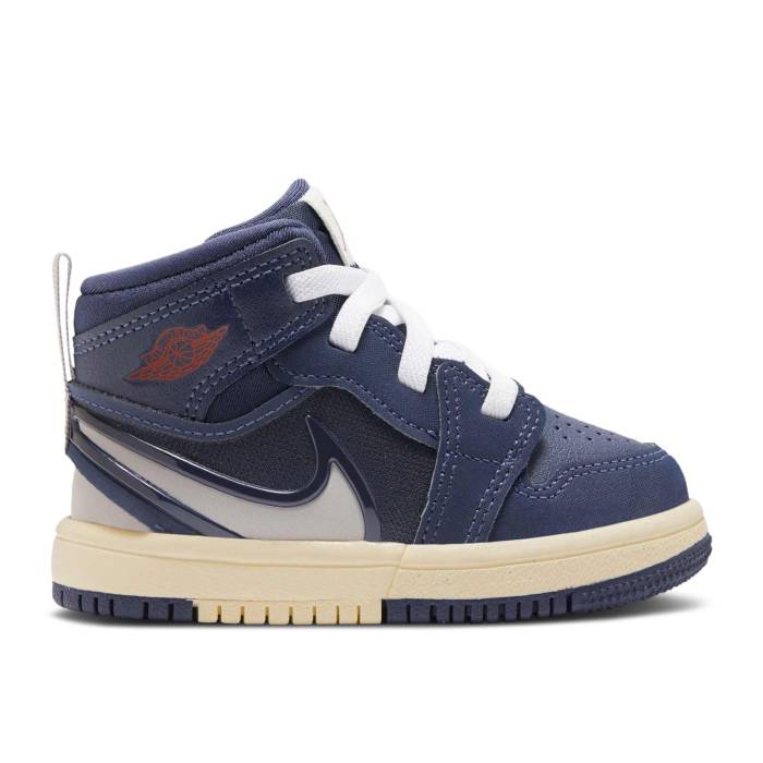 iCL@GAW[_ Air Jordan y Jordan 1 Mid Rm Easyon Td 'Midnight Navy' Infant z xr[