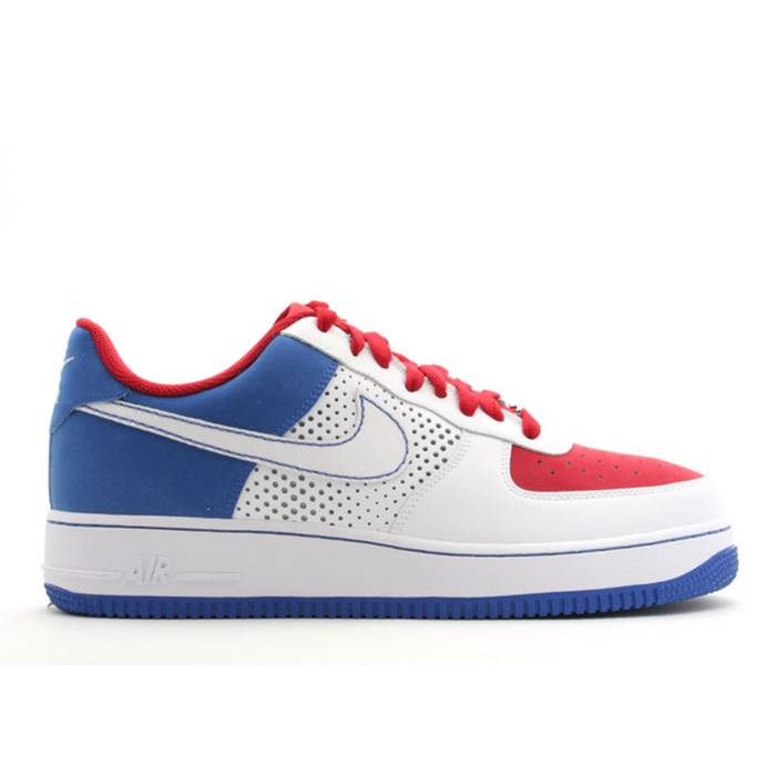 iCL Nike y Air Force 1 '07 'White Varsity Royal Red' Men z t@bV Yt@bV V[Y ̑V[Y