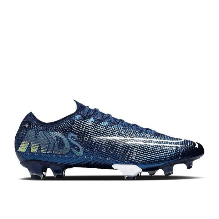 ʥ Nike  Mercurial Vapor 13 Elite Mds Fg 'Blue Void Barely Volt' Men  