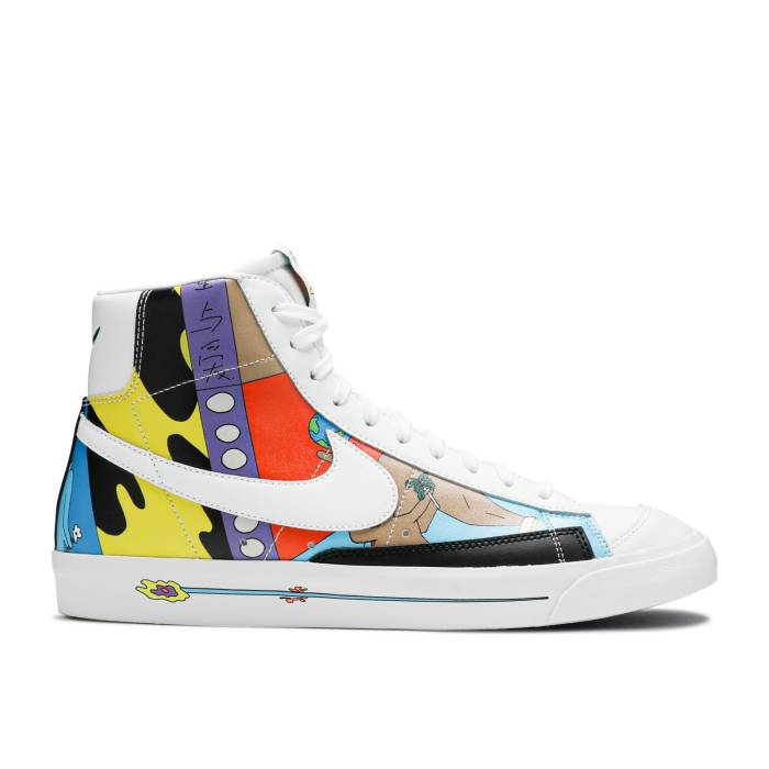 ʥ Nike  Ruohan Wang X Blazer Mid 77 Flyleather Men  եå 󥺥եå 塼 ¾塼