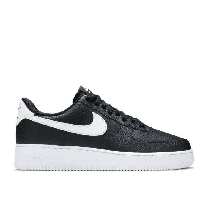 iCL Nike y Air Force 1 '07 'Black White Tumbled' Men z t@bV Yt@bV V[Y ̑V[Y 