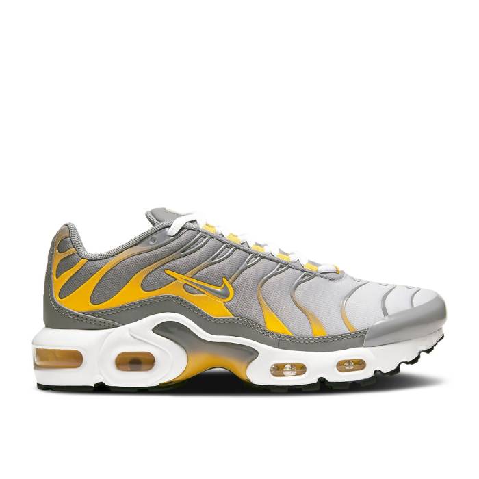 iCL Nike y Air Max Plus Gs 'Particle Grey Dark Sulfur' Youth z WjA LbY