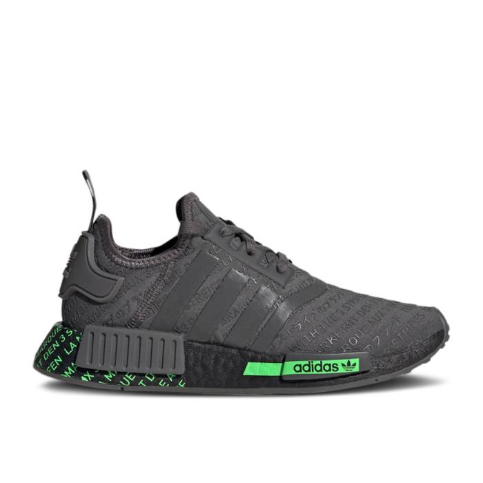 Yahoo! Yahoo!ショッピング(ヤフー ショッピング)アディダス Adidas 【 Nmd_R1 J 'All Over Print - Grey Signal Green' Youth 】 ジュニア キッズ