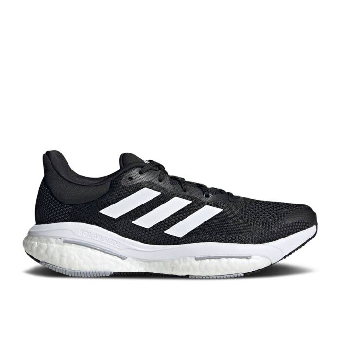 ǥ Adidas  Solar Glide 5 Wide 'Black White Grey' Men  