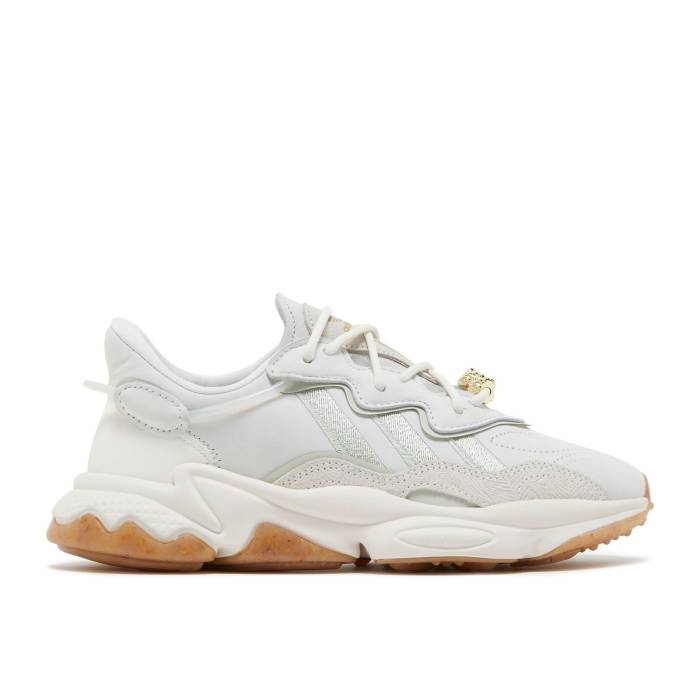 ǥ Adidas  Wmns Ozweego 'White Linen Green Gum' Women  ǥ