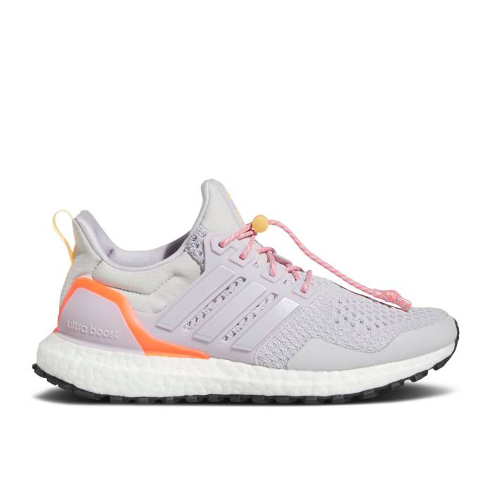 ǥ Adidas  Wmns Ultraboost 1.0 'Toggle Lacing - Grey Solar Red' Women  ǥ