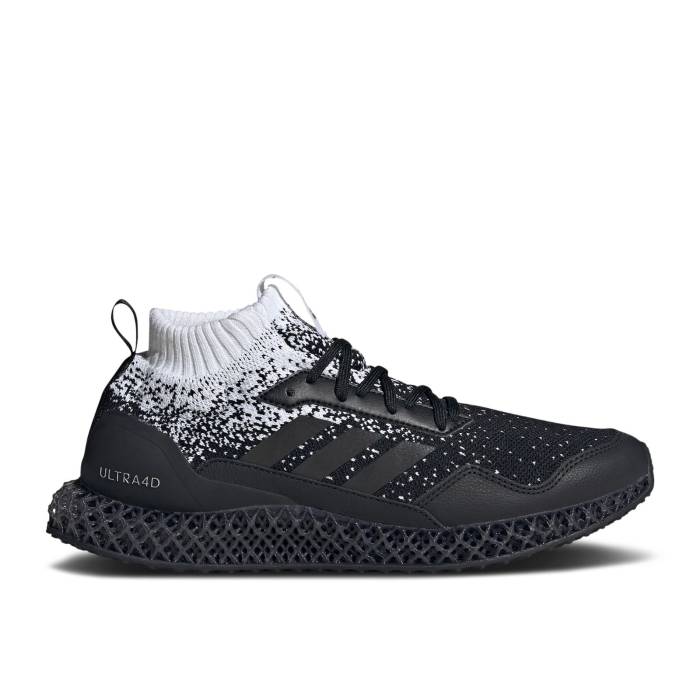 ǥ Adidas  Ultra 4D Mid 'Black White' Men  եå 󥺥եå 塼 ¾塼 
