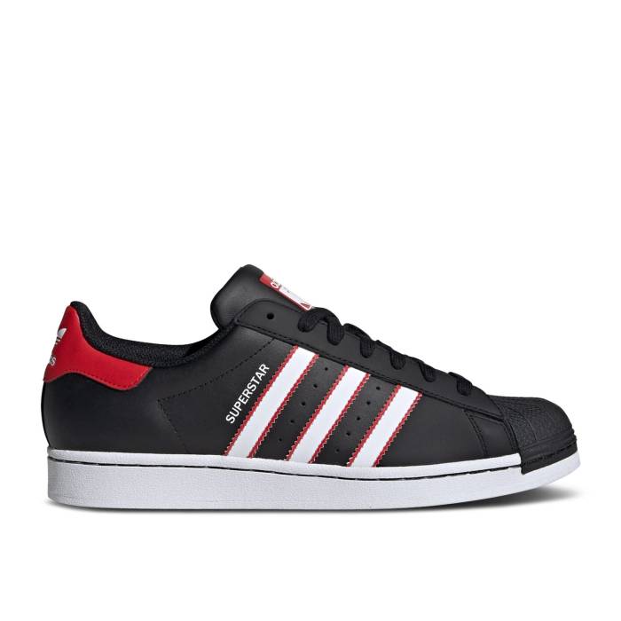 ǥ Adidas  Superstar 'Black White Scarlet' Men  եå 󥺥եå 塼 ¾塼