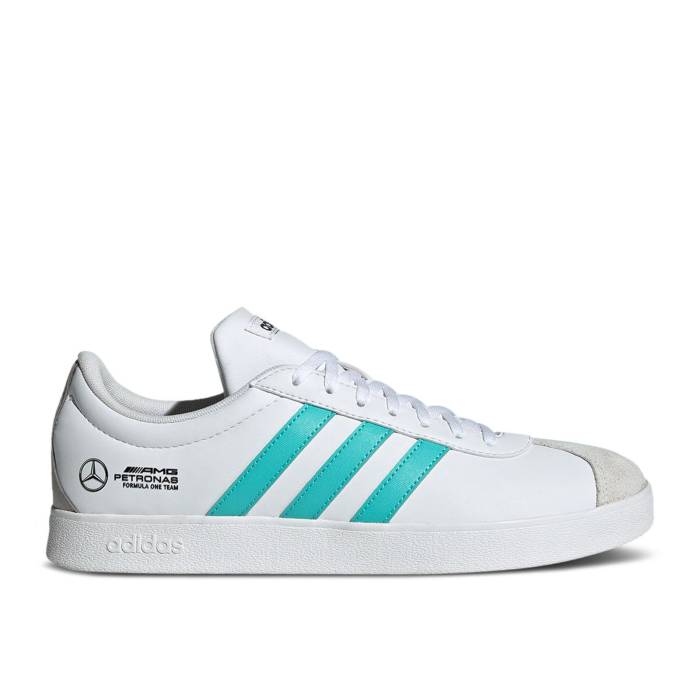 ǥ Adidas  Mercedes-Amg Petronas Formula One Team X Vl Court 'White Semi Mint Rush' Men  