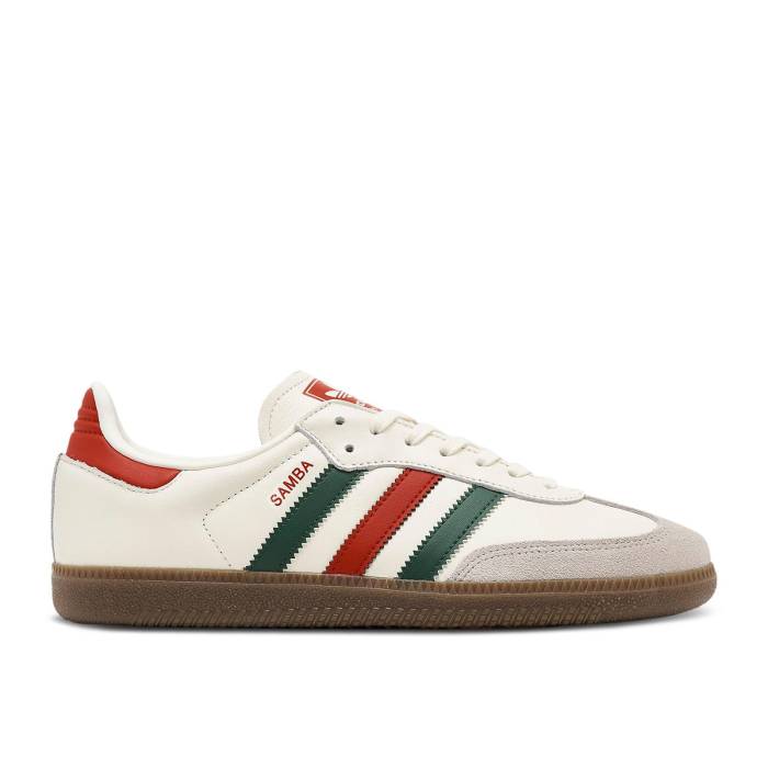 AfB_X Adidas y Samba Og J 'Off White Collegiate Red Green' Youth z WjA LbY