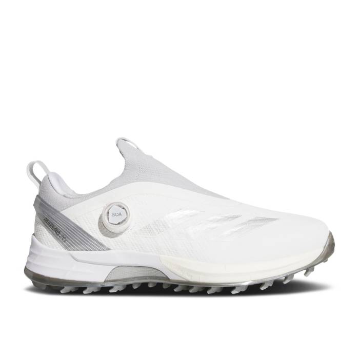 ǥ Adidas  Adizero Zg Boa Spikeless Golf 'White Silver Metallic' Men  