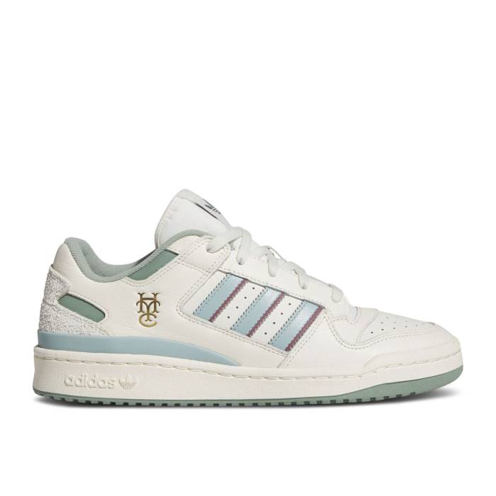 ǥ Adidas  Hoop York City X Forum Low Cl 'Off White Silver Green' Men  