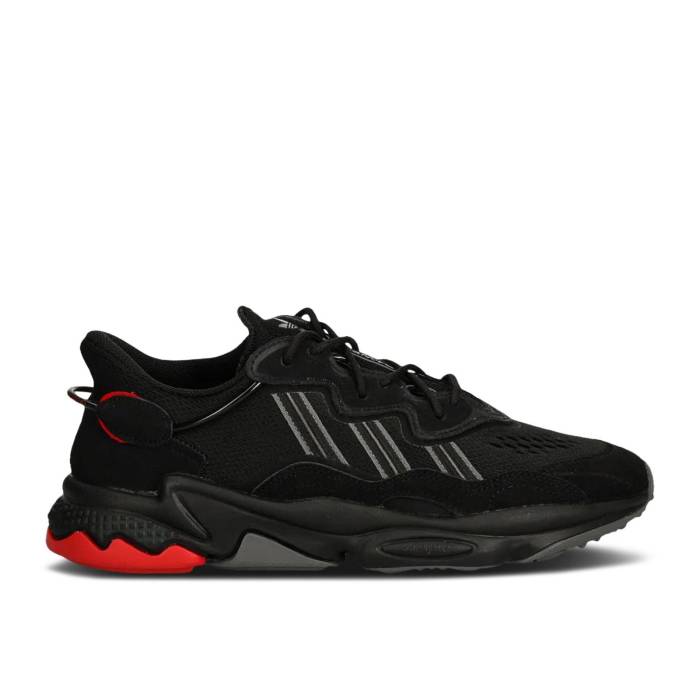 ǥ Adidas  Ozweego 'Black Grey Scarlet' Men  եå 󥺥եå 塼 ¾塼 