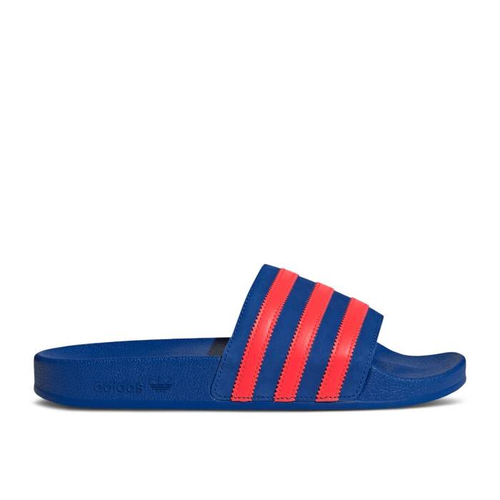 ǥ Adidas  Wmns Adilette Slide 'Power Blue Solar Red' Women  ǥ