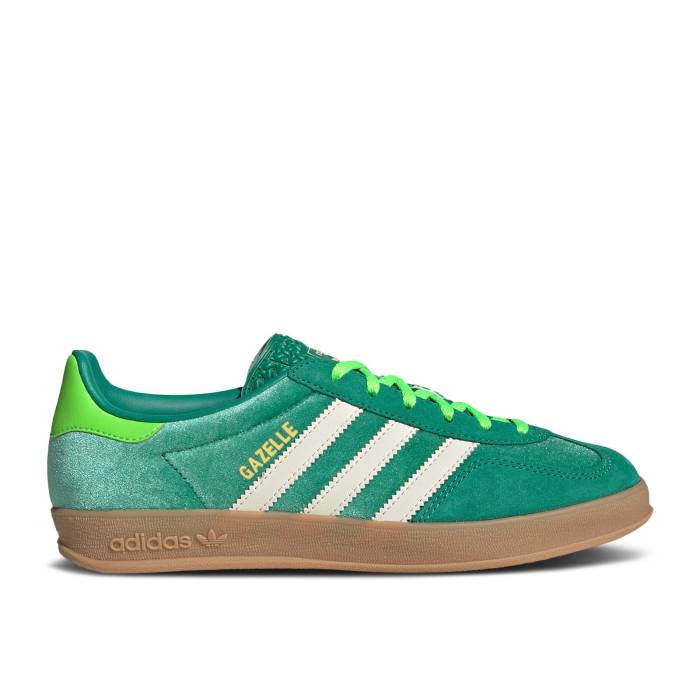 ǥ Adidas  Wmns Gazelle Indoor 'Semi Court Green Velvet' Women  ǥ
