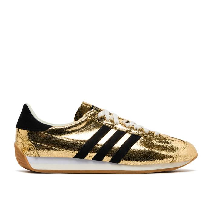 アディダス Adidas 【 Wmns Country Og 'Gold Metallic Black' Women 】 レディース