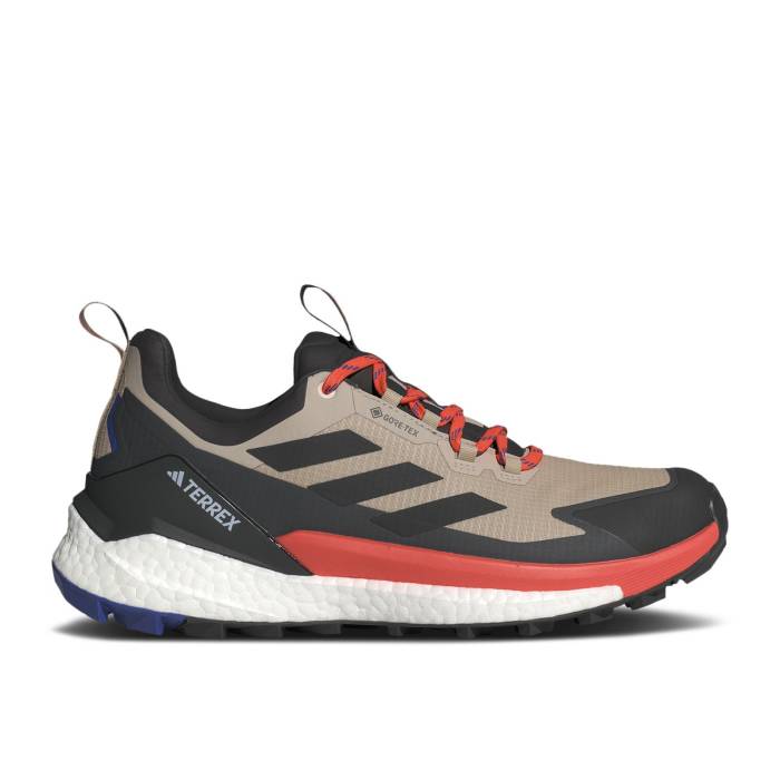 ǥ Adidas  Terrex Free Hiker 2.0 Low Gore-Tex 'Wonder Beige Black Orange' Men  
