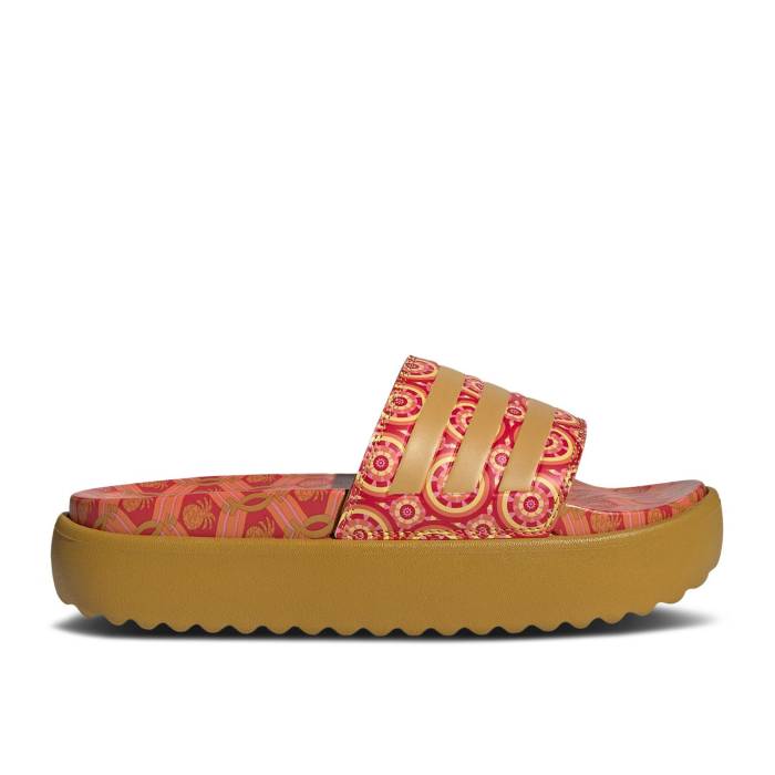 ǥ Adidas  The Farm X Wmns Adilette Platform Slide 'Breezy Sundress' Women  ǥ