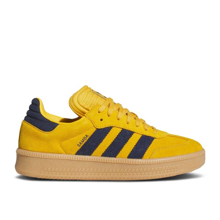 ǥ Adidas  Samba Xlg 'Bold Gold Night Indigo' Footlocker Exclusive Men  