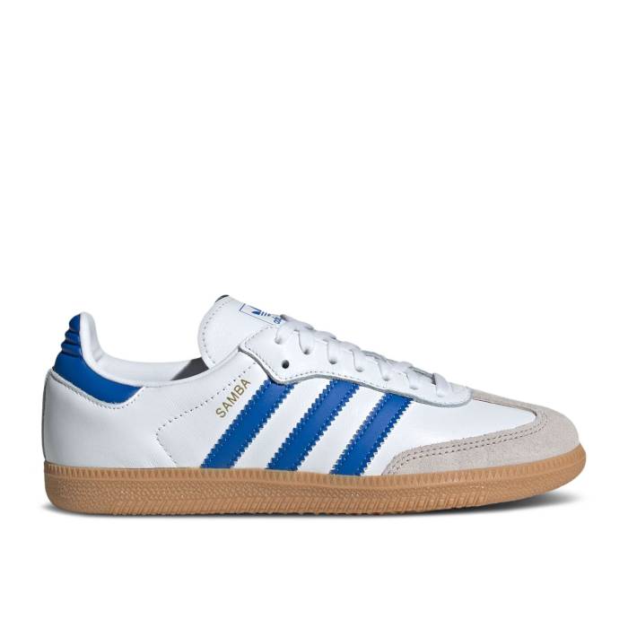 AfB_X Adidas y Samba Og J 'White Blue Gum' Youth z WjA LbY