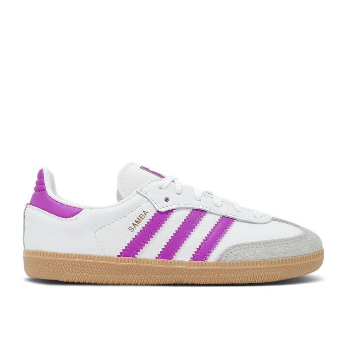 AfB_X Adidas y Samba Og C 'White Purple Burst Gum' Youth z WjA LbY