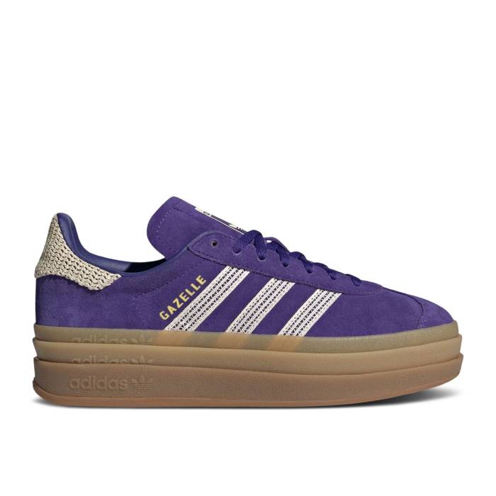ǥ Adidas  Wmns Gazelle Bold 'Crochet Pack - Collegiate Purple' Women  ǥ