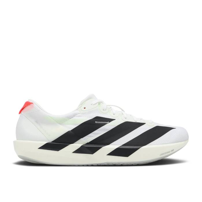 ǥ Adidas  Adizero Adios 9 'White Black Silver Metallic' Men  