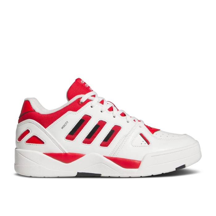 ǥ Adidas  Midcity Low 'White Collegiate Red' Men  