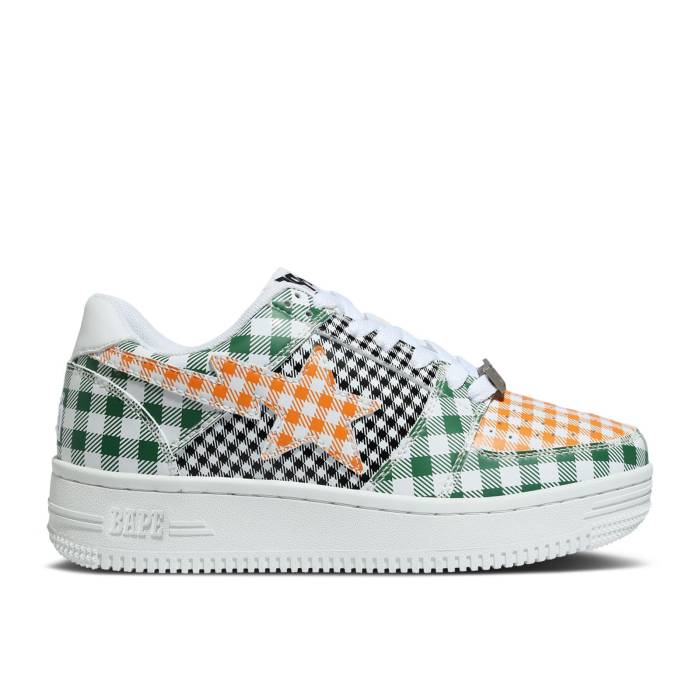٥ Bape  Wmns Sta Low 'Gingham Pack - Green' Women  ǥ